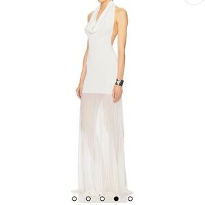 HELSA Jazzlyn Maxi Knit Dress in Ivory